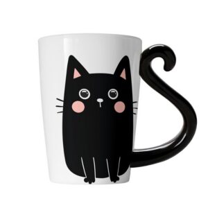 Taza de Cerámica Gato Negro