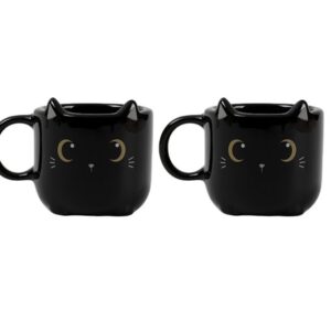Taza de Espresso BLACK CAT set de 2 uds