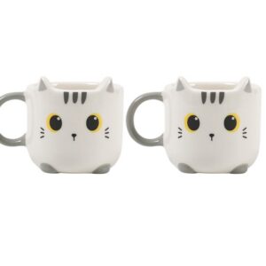 Taza de Espresso WHITE CAT set de 2 uds