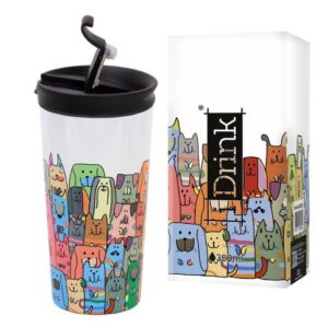 Taza de Viaje 350 ml STAY PAWSITIVE