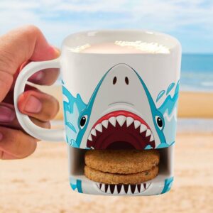 Taza Porta Galletas Tiburón
