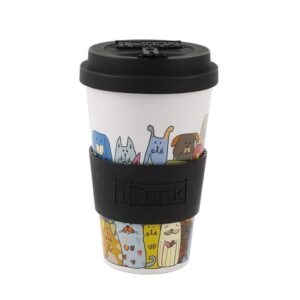 Taza RPET 435 ml STAY PAWSITIVE