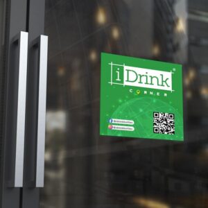 Vetrofania iDRINK Corner